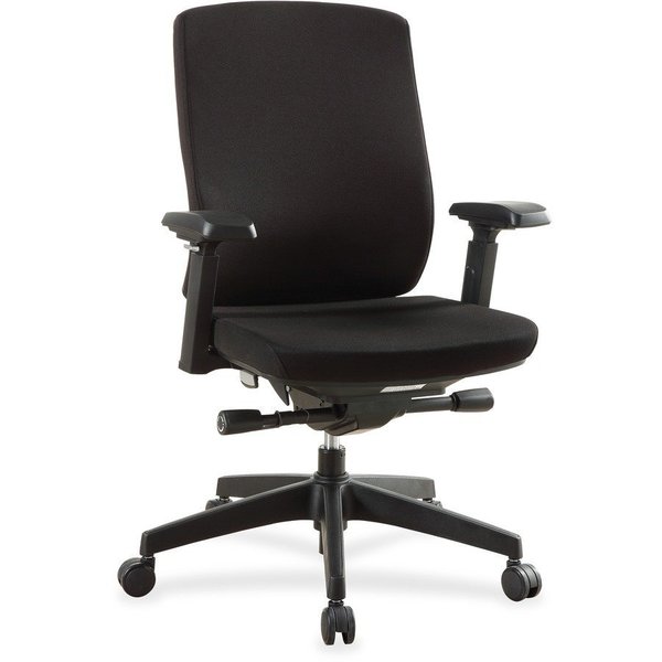 Lorell CHAIR, MID, MOLDED SEAT, BLK LLR42172